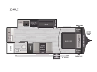 Springdale Classic 224MLC Floorplan Image