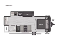 Springdale Classic 224MLCWE Floorplan Image