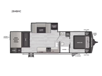 Springdale Classic 284BHC Floorplan Image