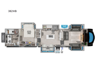 Solitude 382WB Floorplan Image
