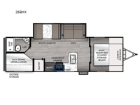 Apex X Series 26BHX Floorplan Image
