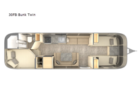 Flying Cloud 30FB Bunk Twin Floorplan Image