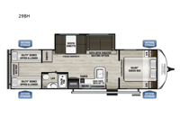 Northern Spirit SE 29BH Floorplan Image