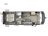 Flagstaff Super Lite 30FKT Floorplan Image