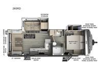 Flagstaff Super Lite 26SRD Floorplan Image