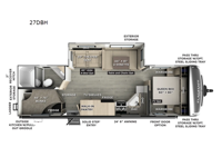 Flagstaff Super Lite 27DBH Floorplan Image