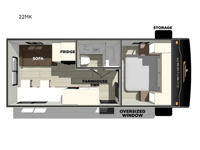 Avenger 22MK Floorplan Image