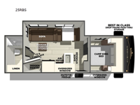 Avenger 25RBS Floorplan Image