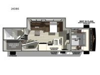 Avenger 26DBS Floorplan Image