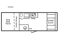2518 Series 2518KD Floorplan Image