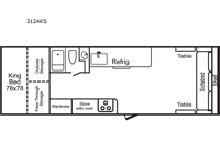 3124 Series 3124KS Floorplan Image