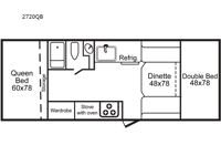 2720 Series 2720QB Floorplan Image