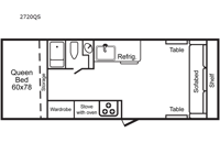 2720 Series 2720QS Floorplan Image