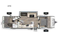 Cherokee Alpha Wolf 22SW Floorplan Image