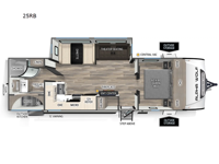Cherokee Alpha Wolf 25RB Floorplan Image
