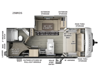 Flagstaff Micro Lite 25BRDS Floorplan Image