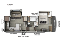 Flagstaff Classic F281RK Floorplan Image