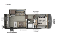 Flagstaff Classic F282RK Floorplan Image