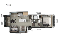 Flagstaff Classic F331RL Floorplan Image