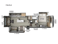 Flagstaff Classic F361RLS Floorplan Image