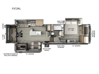 Flagstaff Classic F372RL Floorplan Image