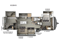 Flagstaff Classic 832BWS Floorplan Image