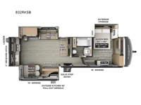 Flagstaff Classic 832RKSB Floorplan Image