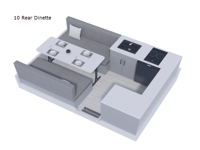 Ranger 10 Rear Dinette Floorplan Image