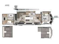 Wildwood Lodge 42ICE Floorplan Image