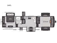 Alpine Avalanche Edition 346FL Floorplan Image