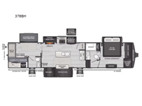 Alpine Avalanche Edition 378BH Floorplan Image