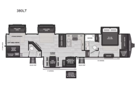 Alpine Avalanche Edition 380LT Floorplan Image