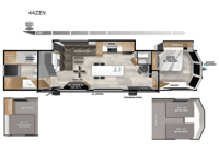Wildwood Lodge 44ZEN Floorplan Image