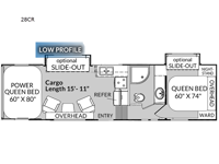 Genesis Supreme 28 CR Floorplan Image