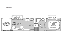 Genesis Supreme 32 CRXL Floorplan Image