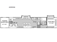 Genesis Supreme 40 SRSS6 Floorplan Image