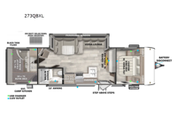 Wildwood X-Lite 273QBXL Floorplan Image