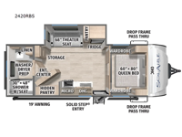 SolAire 2420RBS Floorplan Image