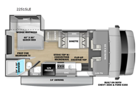 Forester LE 2251SLE Chevy Floorplan Image