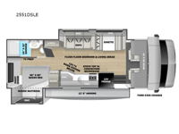 Forester LE 2551DSLE Ford Floorplan Image