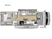 Forester LE 2851SLE Ford Floorplan Image