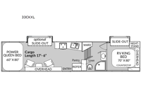 Genesis Supreme 33CKXL Floorplan Image