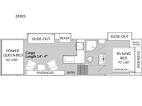 Genesis Supreme 28IKS Floorplan Image
