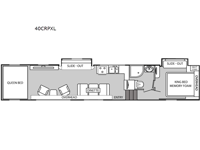 Genesis Supreme 40CRPXL Floorplan Image