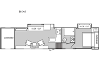 Genesis Supreme 38IKS Floorplan Image