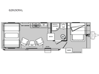 Genesis Supreme G2915CRXL Floorplan Image