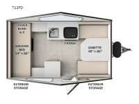 Flagstaff Hardside T12FD Floorplan Image
