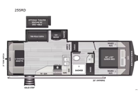 Arcadia Select 25SRD Floorplan Image