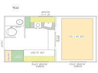 Modern Buggy TC12 Floorplan Image