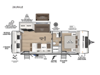 Surveyor Legend 261RKLE Floorplan Image
